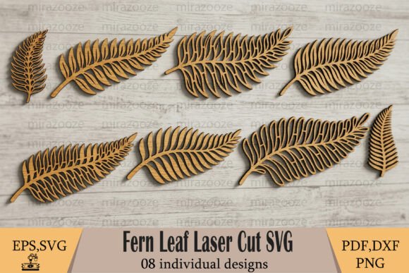 Bring Nature Indoors with a Precision Fern Leaf Laser Cut SVG
