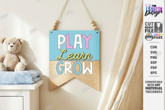 Crafting Custom Nursery Banners with Laser Cut SVGs