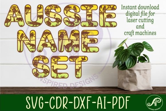 Crafting with Character: The Australian Animals Letters Alphabet Set for Modern Makers