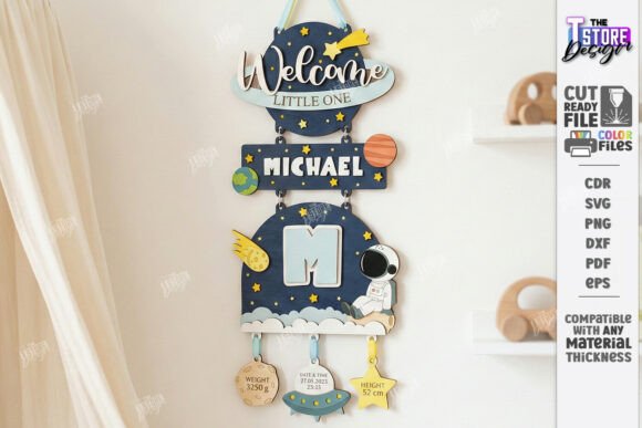 Creating Personalized 3D Nursery Layered Wall Signs with Laser Cutting