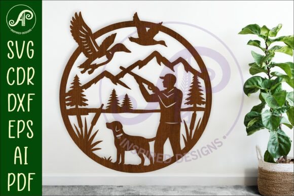 Duck Hunting Wall Art Sign Template Guide