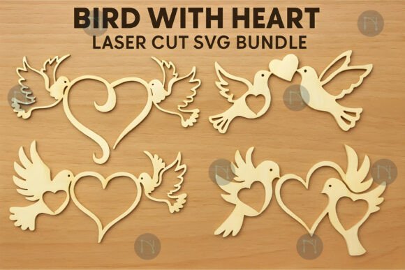 Elevate Crafts with Bird Heart SVGs