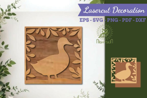 Integrating Duck Lasercut Wall Decor SVG Files into Professional Creative Workflows