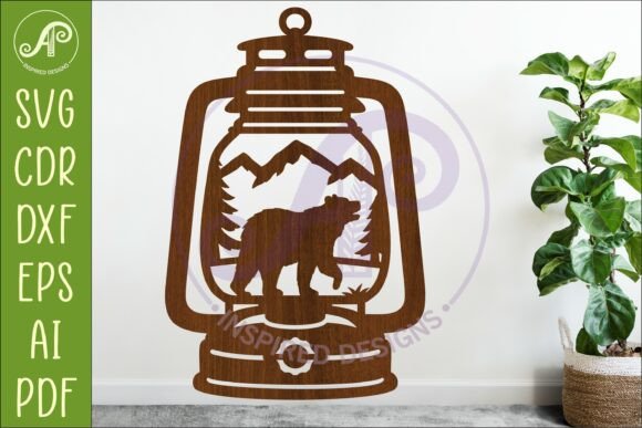 Strategic Implementation of the Camping Lantern Scene Bear Wall Sign for Brand and Space Design