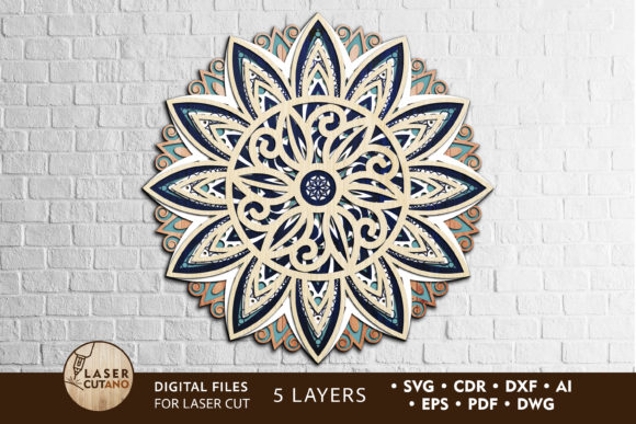 Transform Your Space with Multilayer Mandala Files for Cricut and Laser Cutting